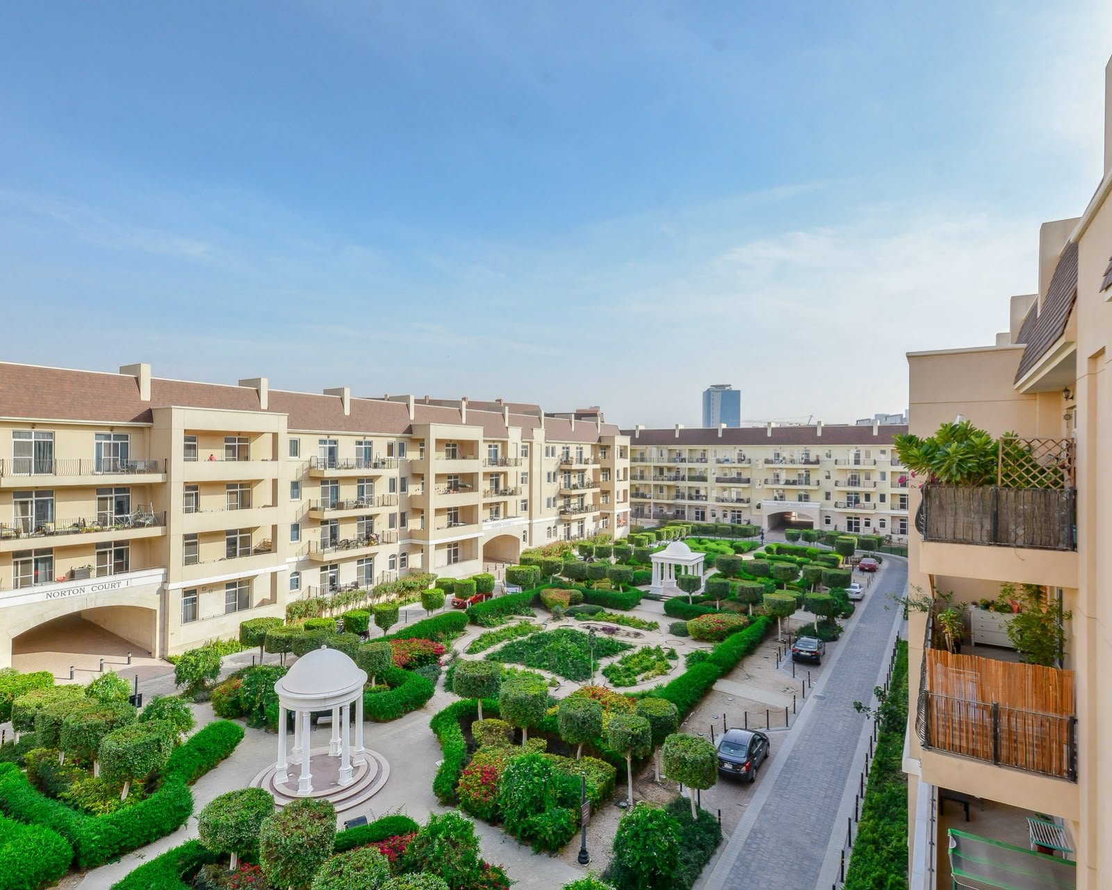 Townhouse exterior in Motor City, Dubai